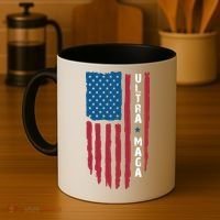 American Flag Ultra Mega Retro Mega King Coffee Mug thumb 4