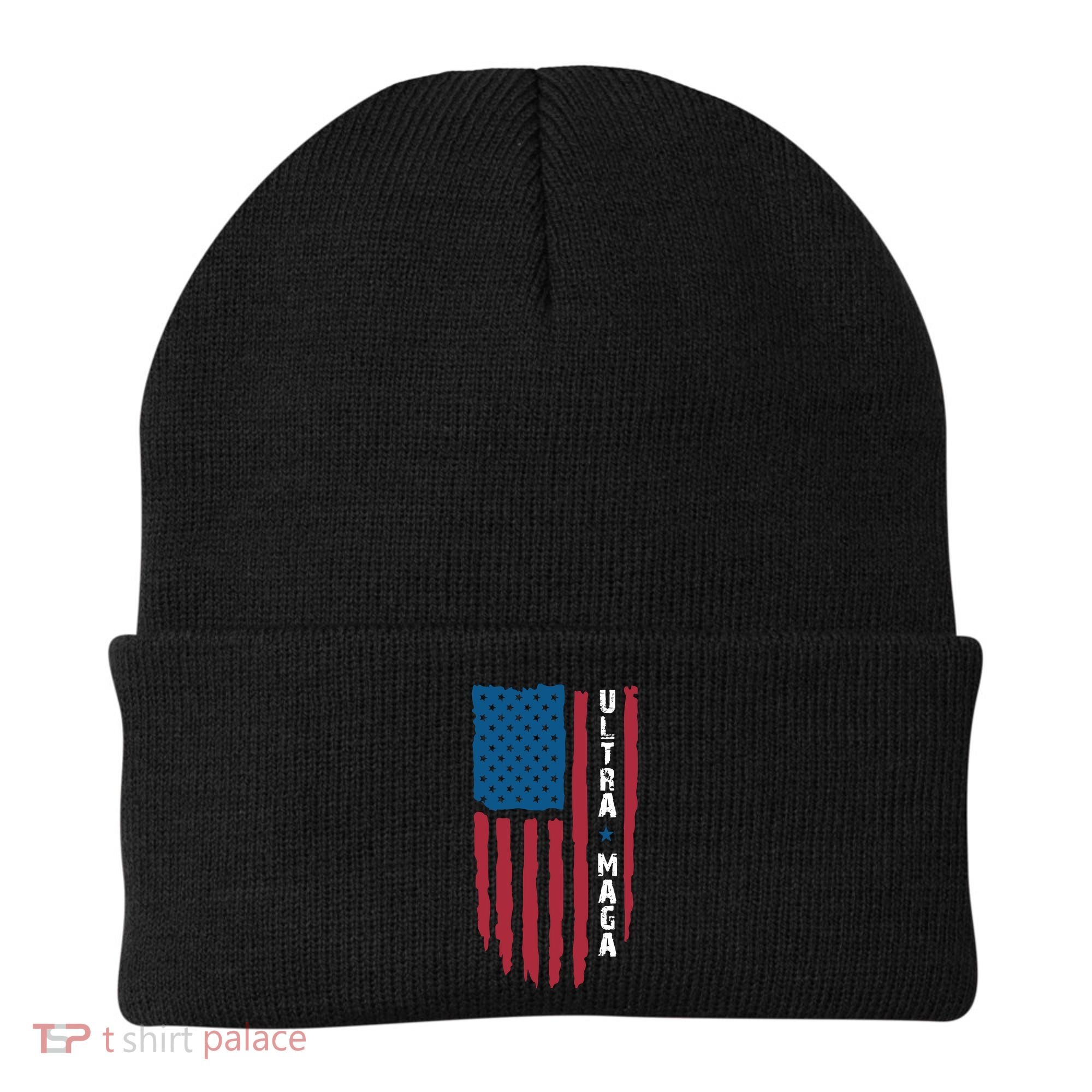 American Flag Ultra Mega Retro Mega King Beanie