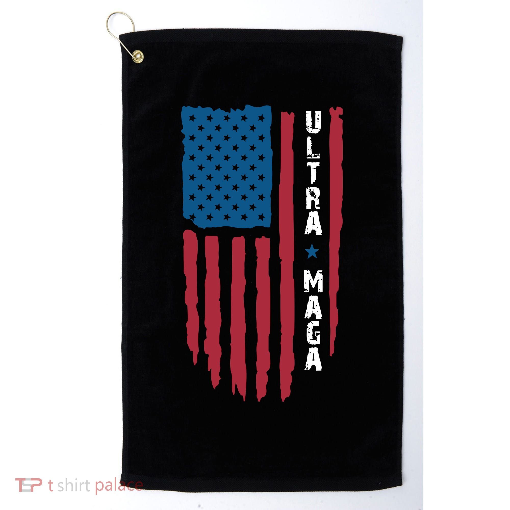 American Flag Ultra Mega Retro Mega King Golf Towel