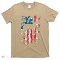 American Flag Usa Patriot Italian Greyhound Dad Mom Dog T-Shirt thumb 0
