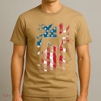 American Flag Usa Patriot Italian Greyhound Dad Mom Dog T-Shirt thumb 3