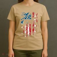 American Flag Usa Patriot Italian Greyhound Dad Mom Dog T-Shirt thumb 4