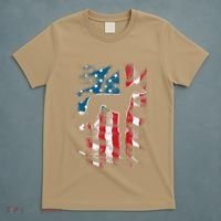 American Flag Usa Patriot Italian Greyhound Dad Mom Dog T-Shirt thumb 5