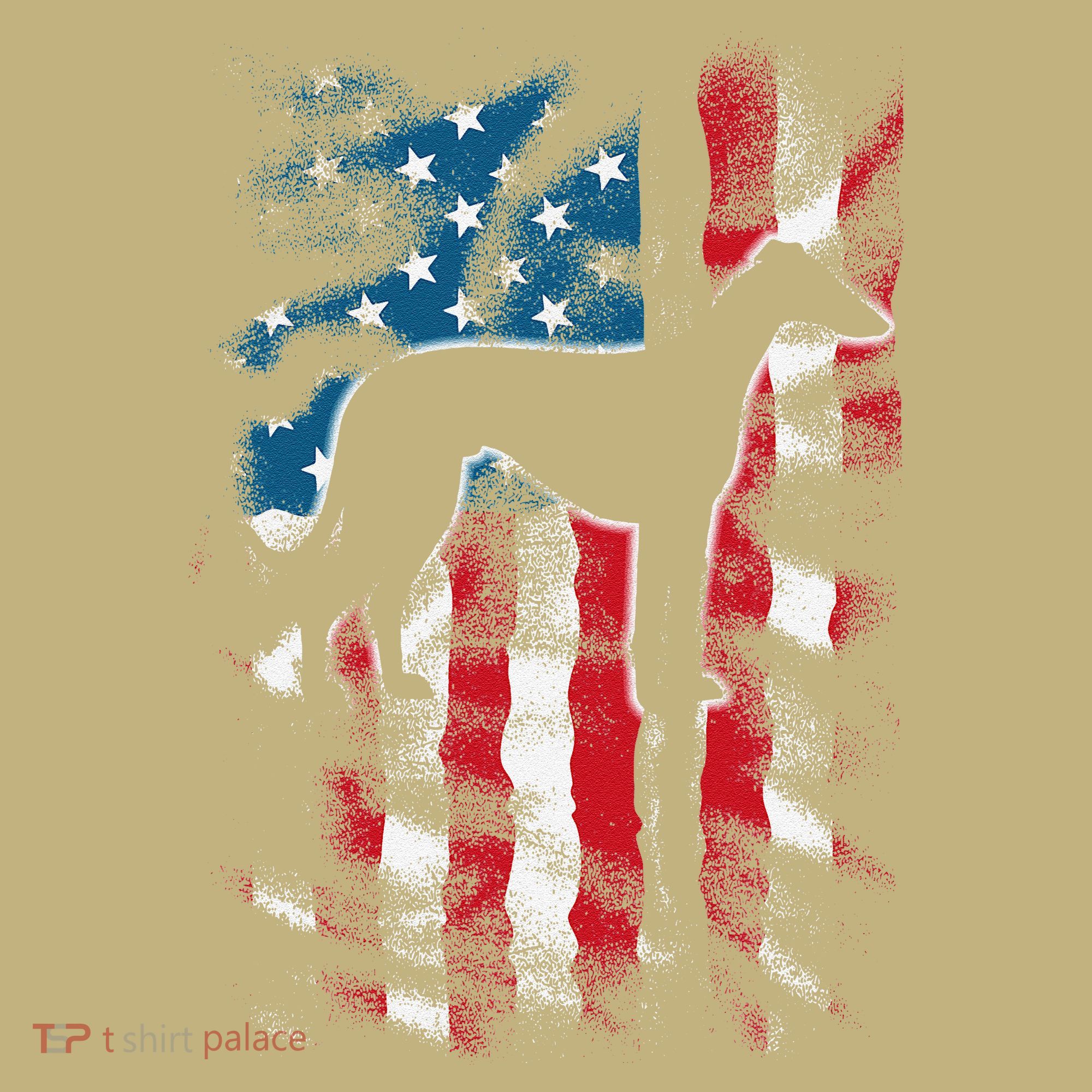 American Flag Usa Patriot Italian Greyhound Dad Mom Dog T-Shirt