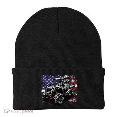American Flag Utv Side By Side  Beanie