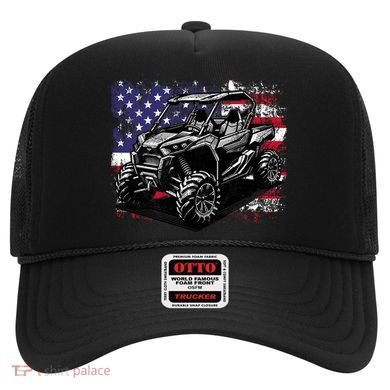 American Flag Utv Side By Side  Hat