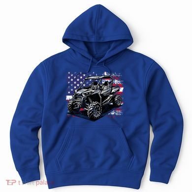 American Flag Utv Side By Side  Hoodie