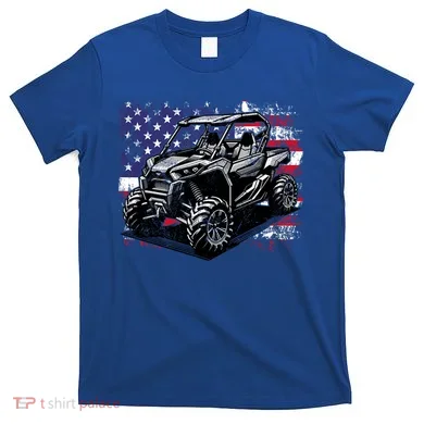 American Flag Utv Side By Side  T-Shirt