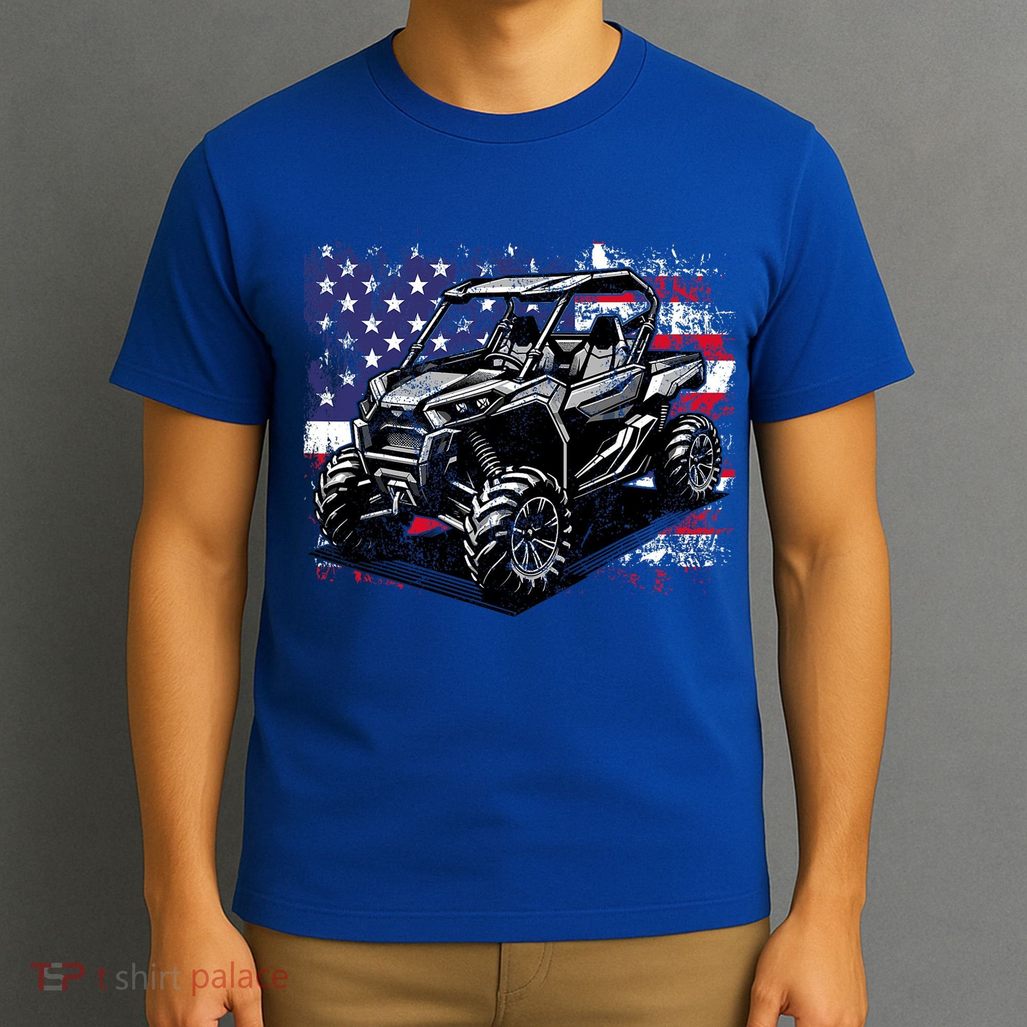 American Flag Utv Side By Side  T-Shirt