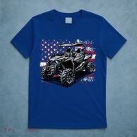 American Flag Utv Side By Side  T-Shirt thumb 5