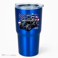 American Flag Utv Side By Side  Tumbler thumb 0
