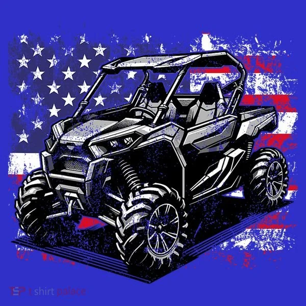 American Flag Utv Side By Side  Tumbler
