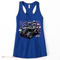 American Flag Utv Side By Side  Women's Tank Top thumb 0