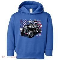 American Flag Utv Side By Side  Toddler Hoodie thumb 0