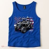 American Flag Utv Side By Side  Tank Top thumb 2