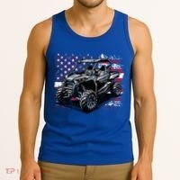 American Flag Utv Side By Side  Tank Top thumb 3