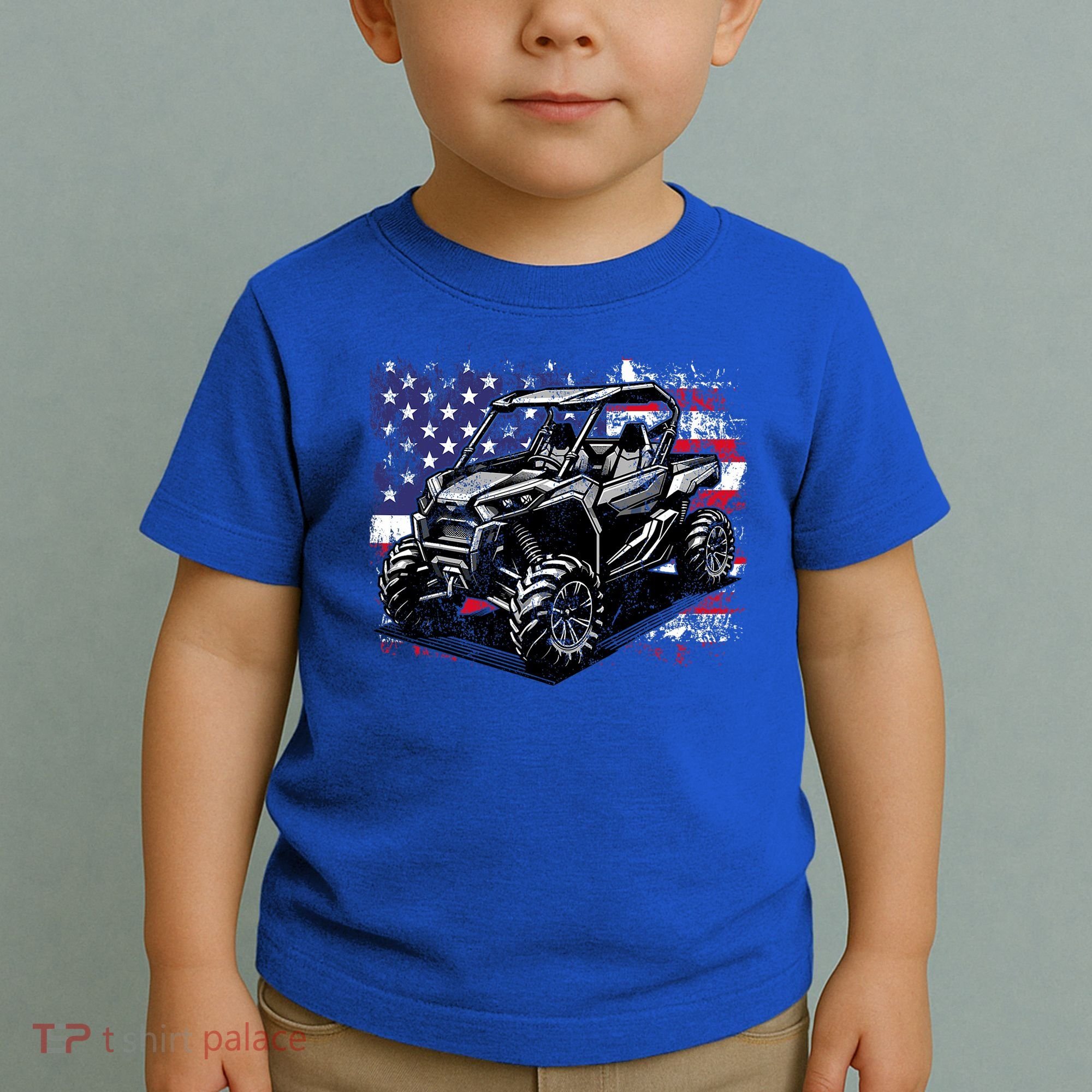 American Flag Utv Side By Side  Toddler T-Shirt