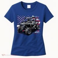 American Flag Utv Side By Side  Women's T-Shirt thumb 0