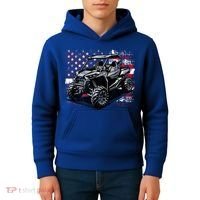 American Flag Utv Side By Side  Kids Hoodie thumb 4