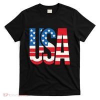 American Flag Usa Patriotic Us 4th Of July T-Shirt thumb 0