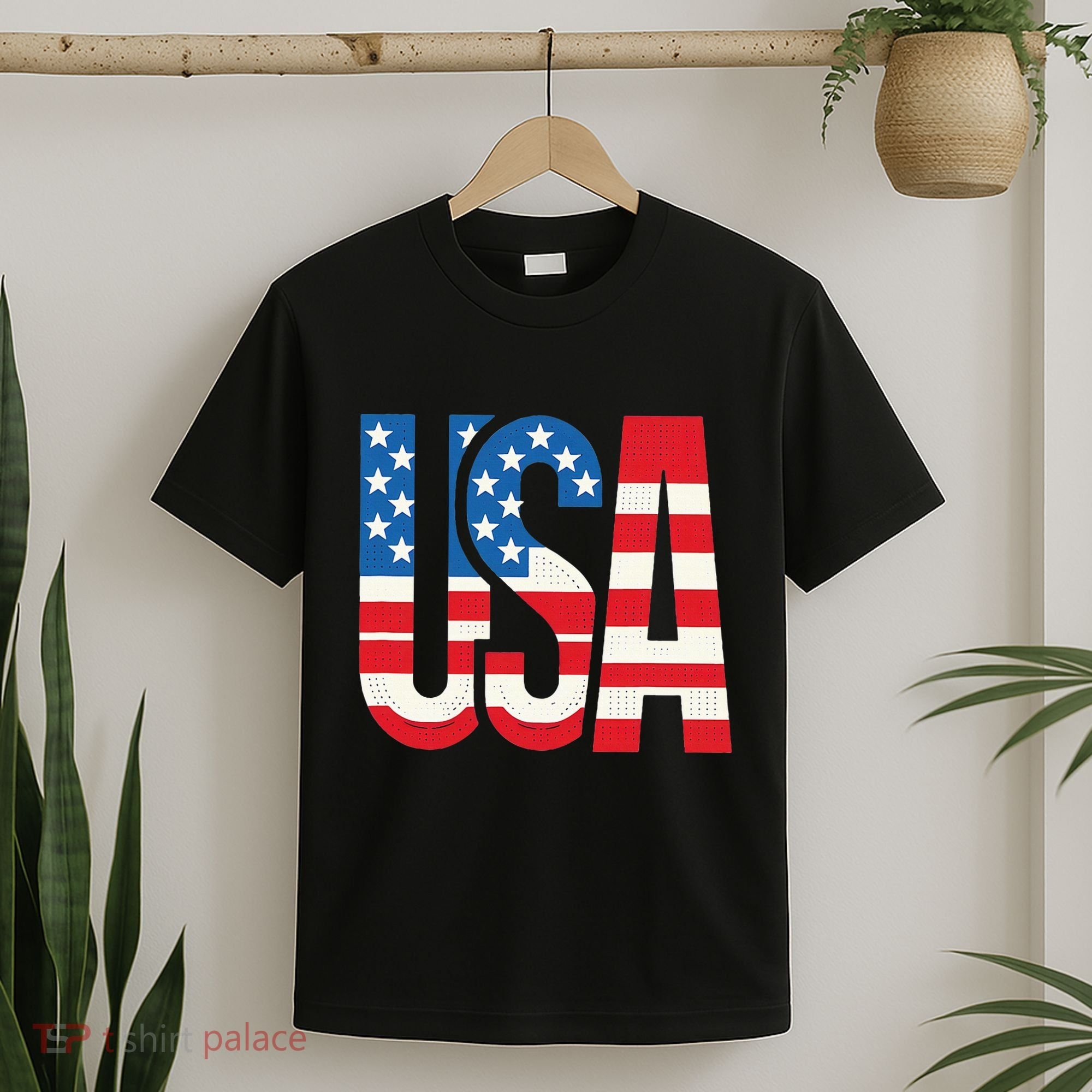 American Flag Usa Patriotic Us 4th Of July T-Shirt