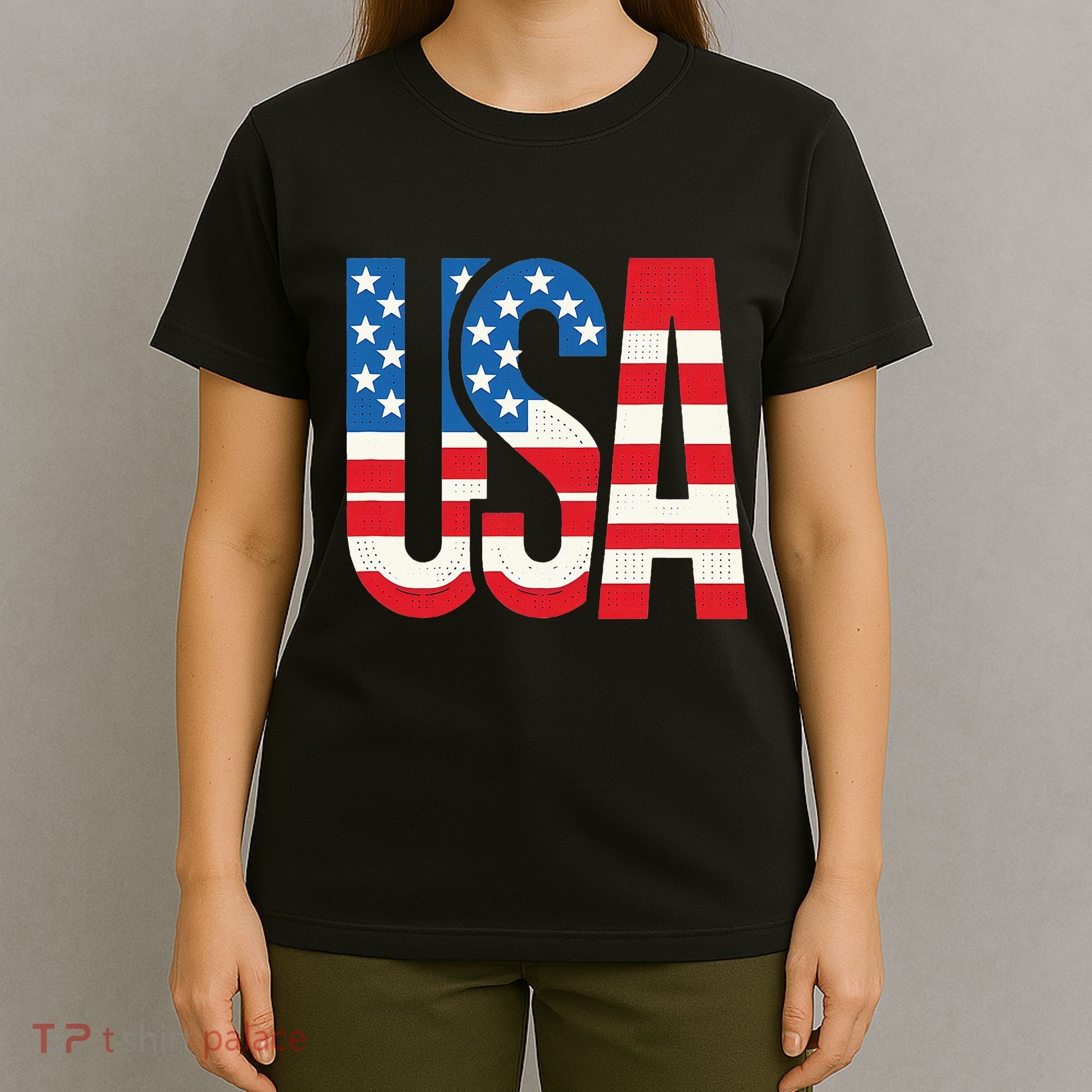 American Flag Usa Patriotic Us 4th Of July T-Shirt