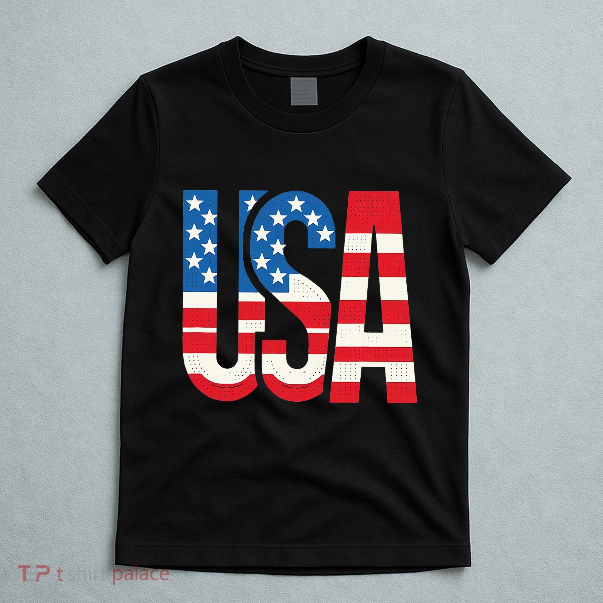 American Flag Usa Patriotic Us 4th Of July T-Shirt
