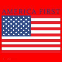 America First USA Flag Santa Hat thumb 1