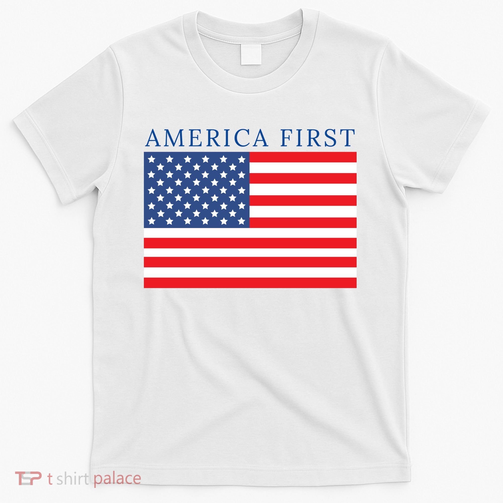 America First USA Flag T-Shirt