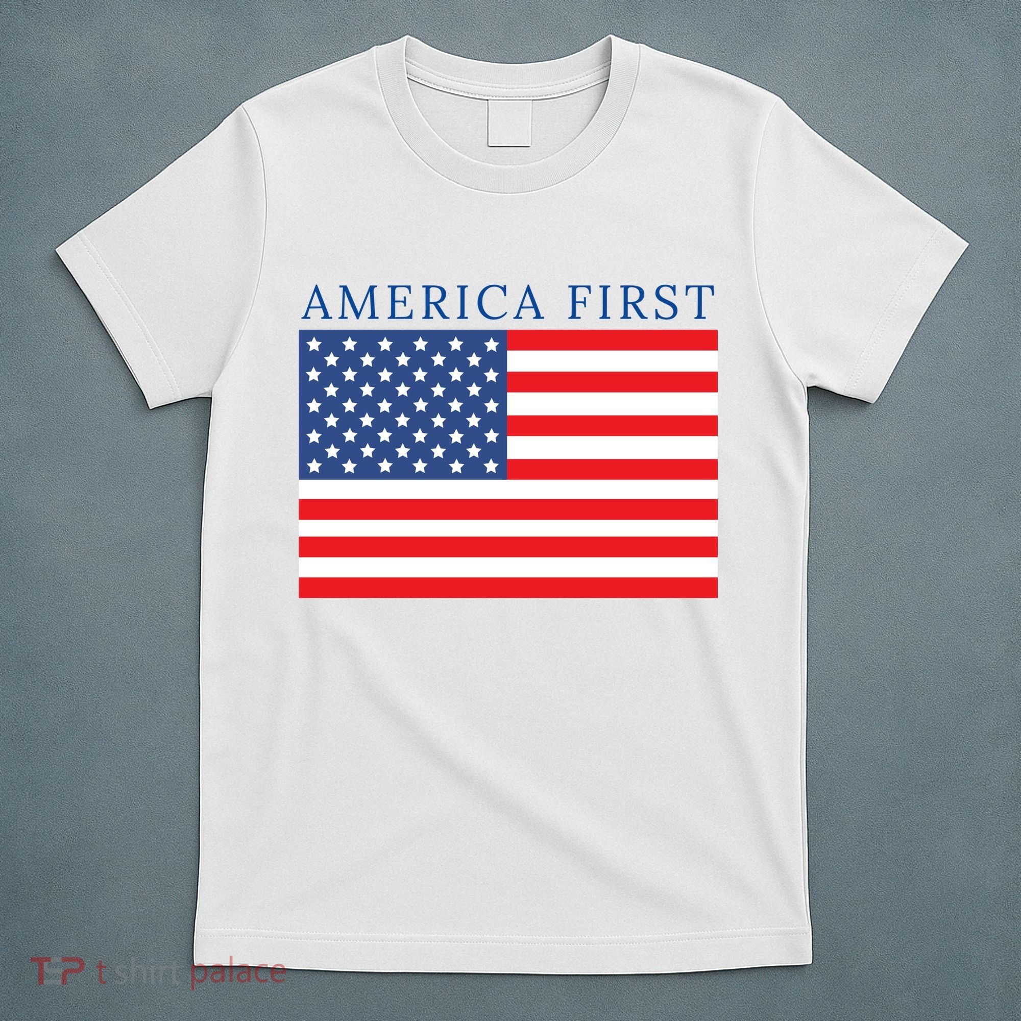 America First USA Flag T-Shirt