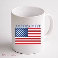 America First USA Flag Coffee Mug thumb 1