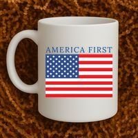 America First USA Flag Coffee Mug thumb 2
