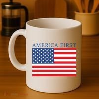 America First USA Flag Coffee Mug thumb 4