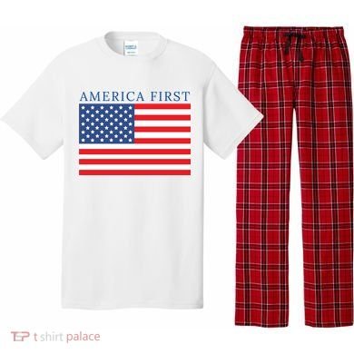 America First USA Flag Pajama Set