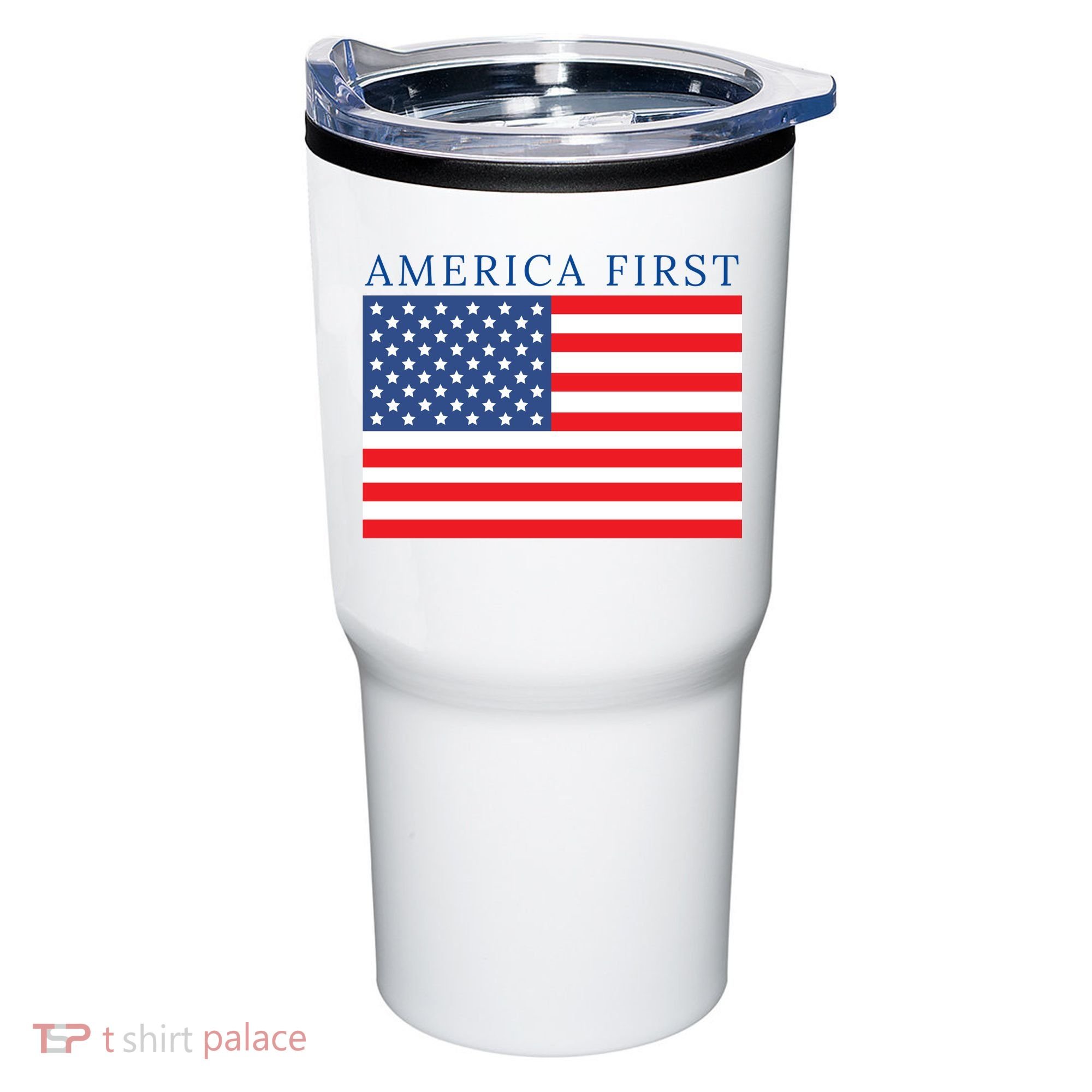 America First USA Flag Tumbler