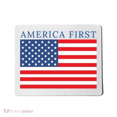 America First USA Flag Mousepad