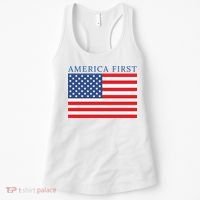 America First USA Flag Women's Tank Top thumb 0