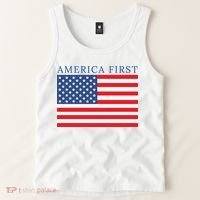 America First USA Flag Tank Top thumb 2