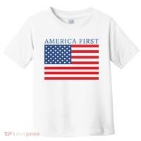 America First USA Flag Toddler T-Shirt thumb 0