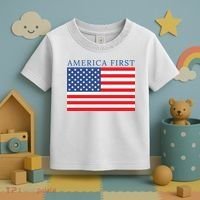 America First USA Flag Toddler T-Shirt thumb 3