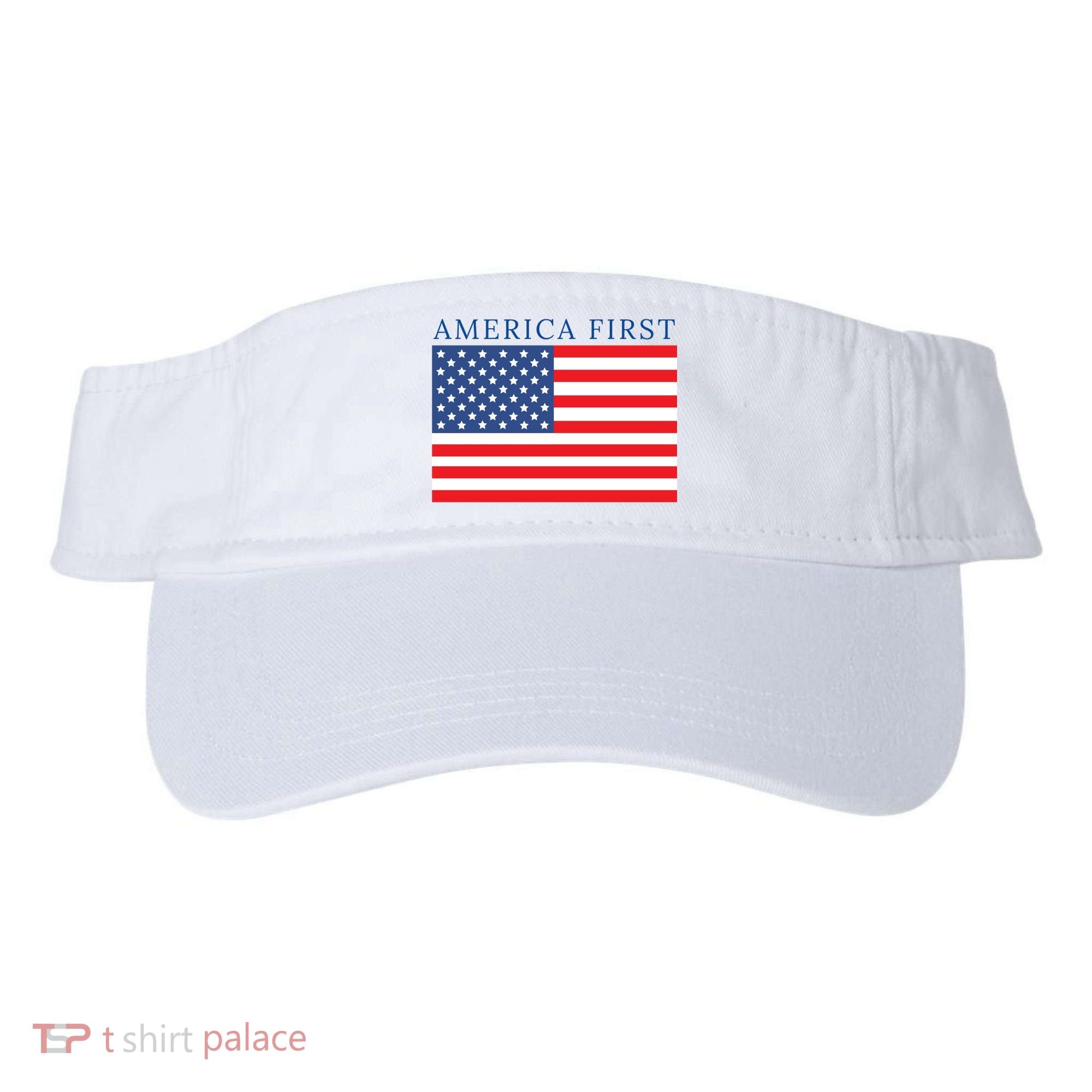 America First USA Flag Visor