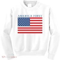 America First USA Flag Kids Sweatshirt thumb 0