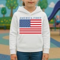 America First USA Flag Kids Hoodie thumb 3