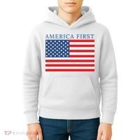 America First USA Flag Kids Hoodie thumb 4