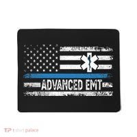 American Flag USA Advanced EMT AEMT Medical Technician Mousepad thumb 0