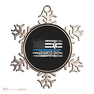 American Flag USA Advanced EMT AEMT Medical Technician Ornament