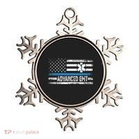 American Flag USA Advanced EMT AEMT Medical Technician Ornament thumb 0