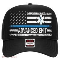 American Flag USA Advanced EMT AEMT Medical Technician Hat thumb 0