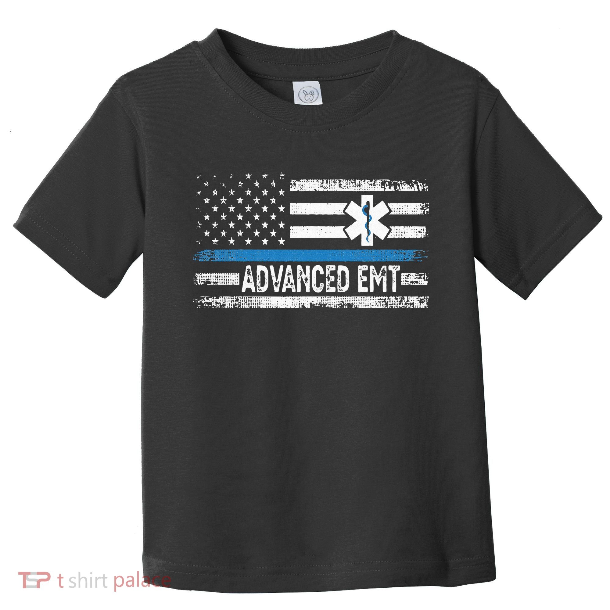 American Flag USA Advanced EMT AEMT Medical Technician Toddler T-Shirt