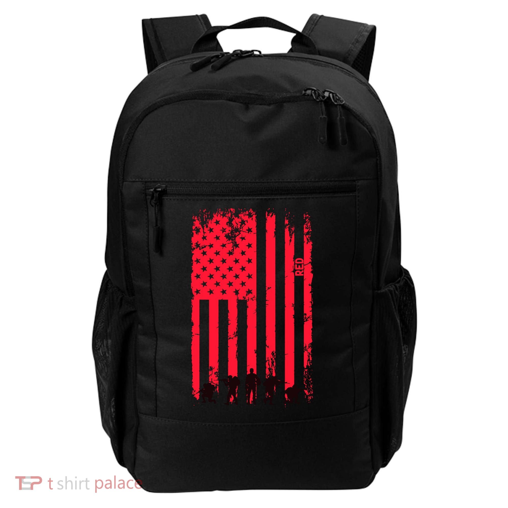 American Flag Us Veteran Backpack